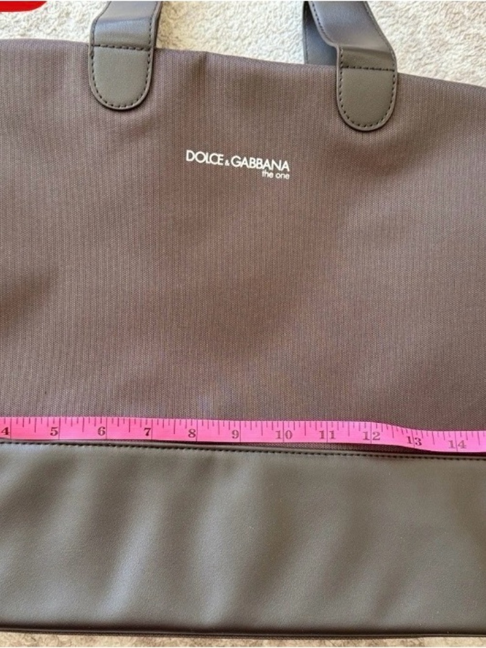 Dolce & Gabbana Men’s Dark Brown Duffel with Leather Trim - Picture 13 of 15